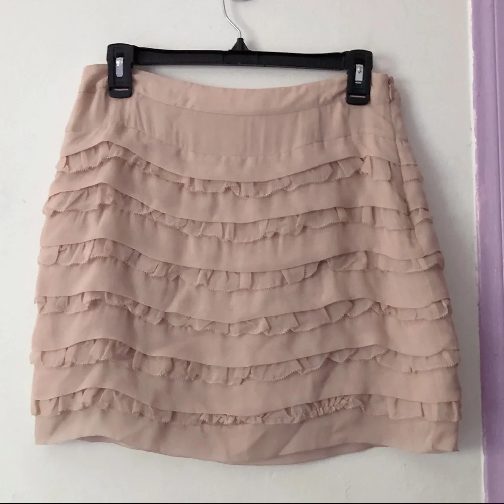diane von furstenberg ⋆ silk ruffle skirt